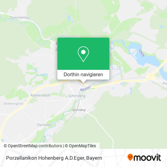 Porzellanikon Hohenberg A.D.Eger Karte