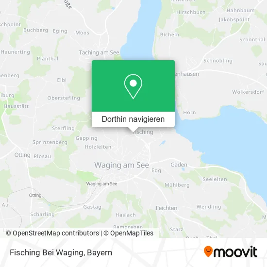 Fisching Bei Waging Karte