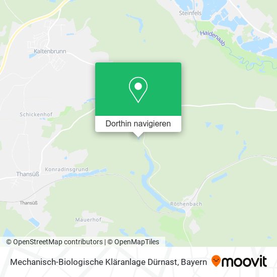 Mechanisch-Biologische Kläranlage Dürnast Karte