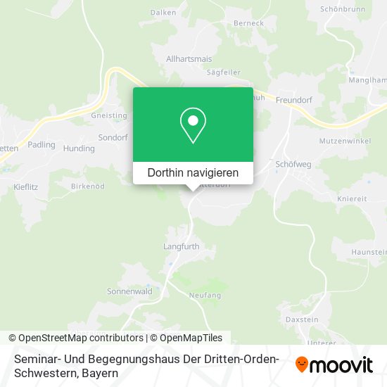 Seminar- Und Begegnungshaus Der Dritten-Orden-Schwestern Karte