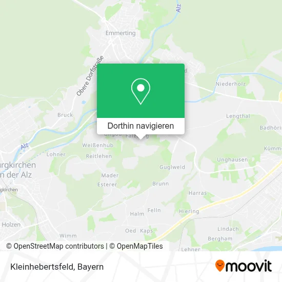 Kleinhebertsfeld Karte