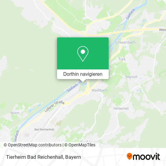 Tierheim Bad Reichenhall Karte