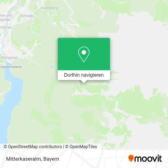 Mitterkaseralm Karte