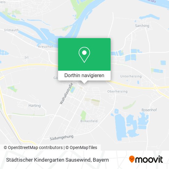 Städtischer Kindergarten Sausewind Karte