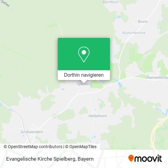 Evangelische Kirche Spielberg Karte