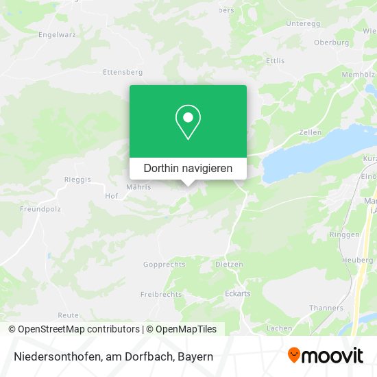 Niedersonthofen, am Dorfbach Karte