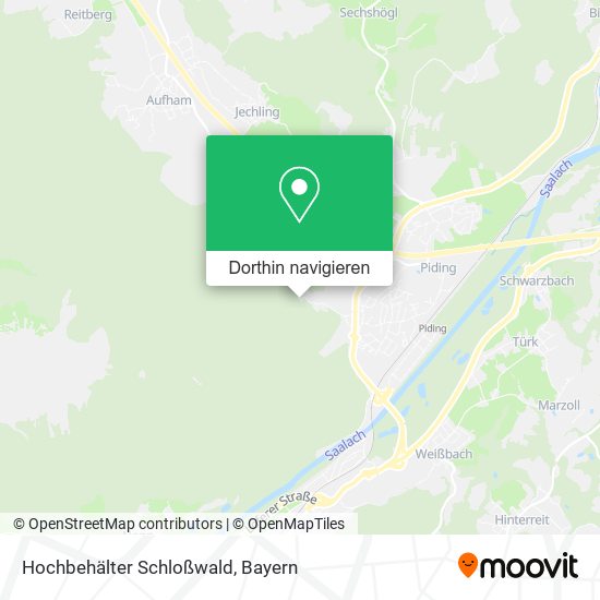 Hochbehälter Schloßwald Karte
