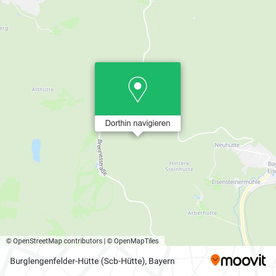 Burglengenfelder-Hütte (Scb-Hütte) Karte