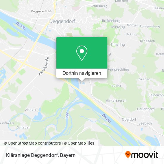 Kläranlage Deggendorf Karte