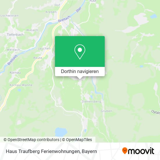 Haus Traufberg Ferienwohnungen Karte