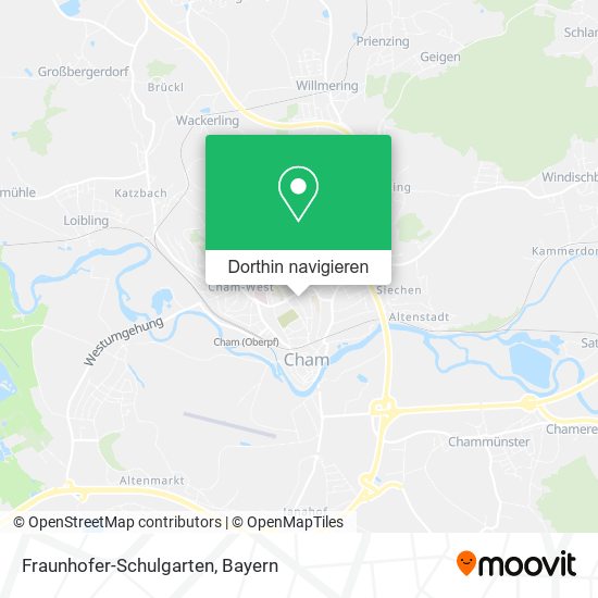 Fraunhofer-Schulgarten Karte