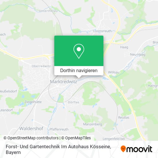 Forst- Und Gartentechnik Im Autohaus Kösseine Karte
