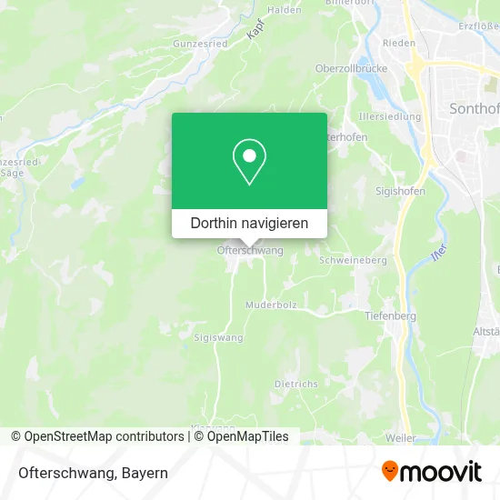 Ofterschwang Karte