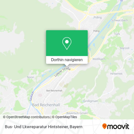 Bus- Und Lkwreparatur Hintsteiner Karte
