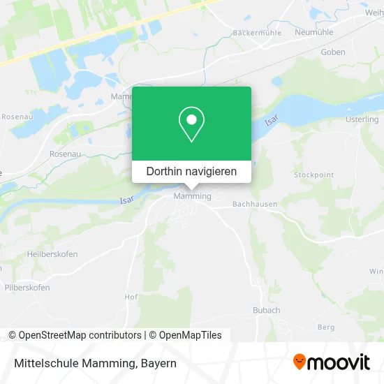 Mittelschule Mamming Karte