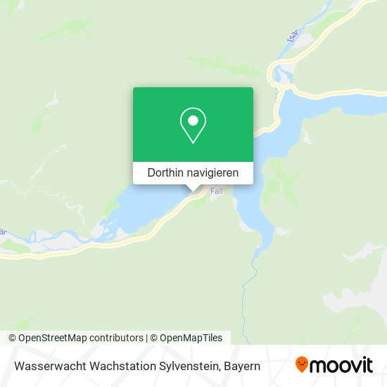 Wasserwacht Wachstation Sylvenstein Karte