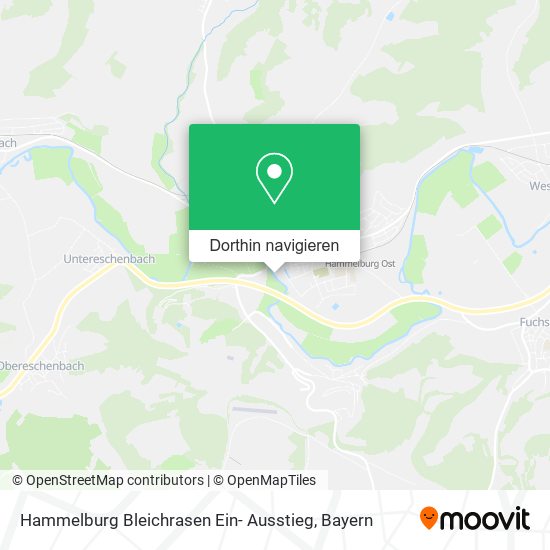 Hammelburg Bleichrasen Ein- Ausstieg Karte