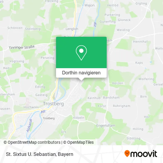 St. Sixtus U. Sebastian Karte