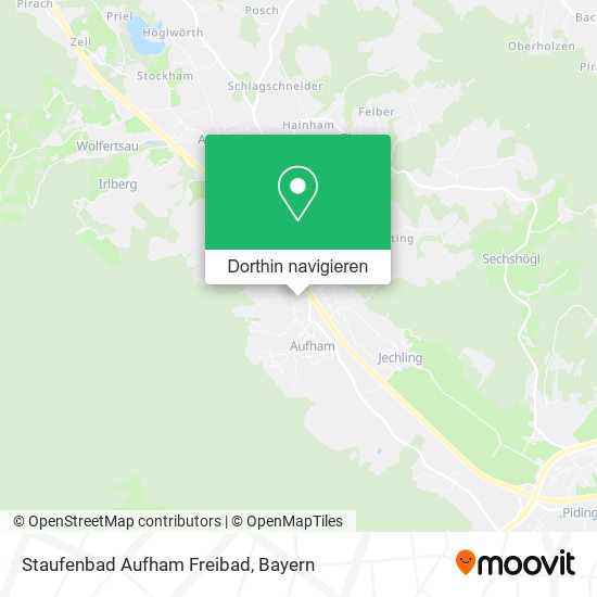 Staufenbad Aufham Freibad Karte