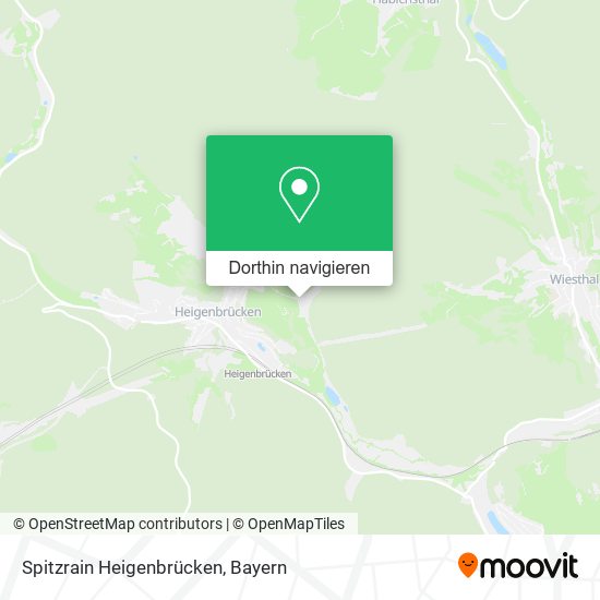 Spitzrain Heigenbrücken Karte