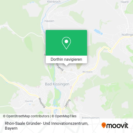 Rhön-Saale Gründer- Und Innovationszentrum Karte