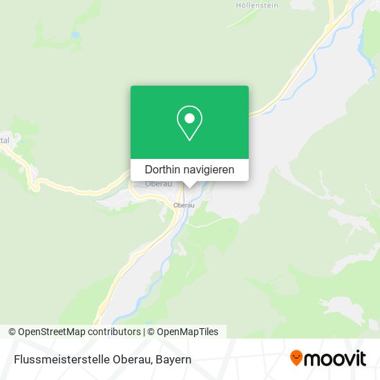 Flussmeisterstelle Oberau Karte