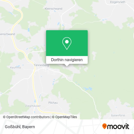 Goßbühl Karte