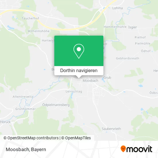Moosbach Karte