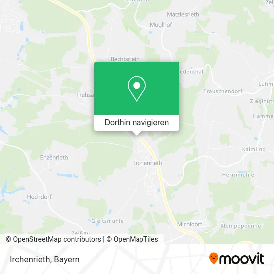 Irchenrieth Karte