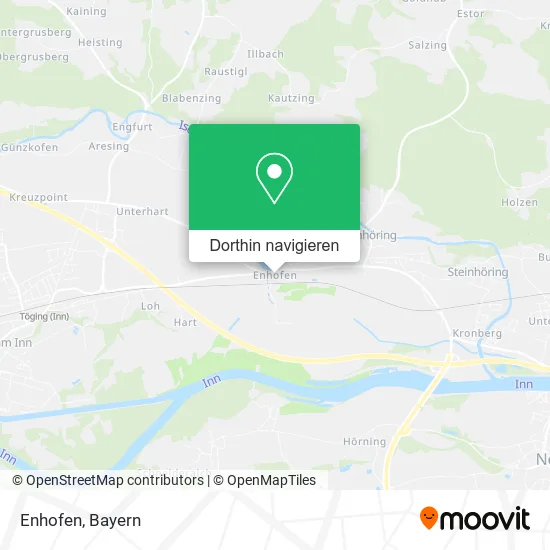 Enhofen Karte