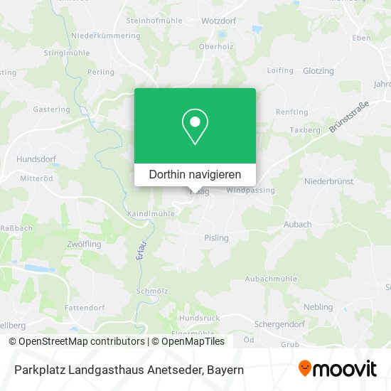 Parkplatz Landgasthaus Anetseder Karte