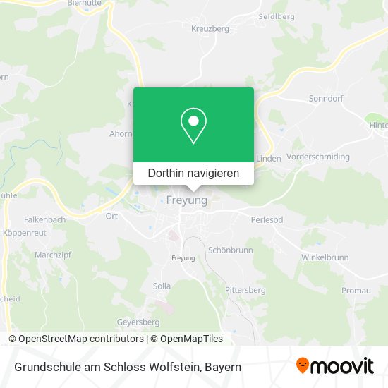 Grundschule am Schloss Wolfstein Karte
