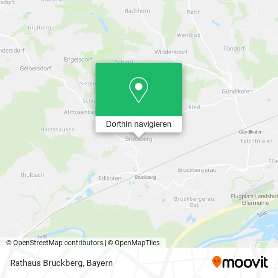 Rathaus Bruckberg Karte