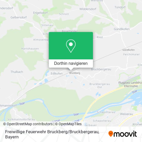 Freiwillige Feuerwehr Bruckberg / Bruckbergerau Karte