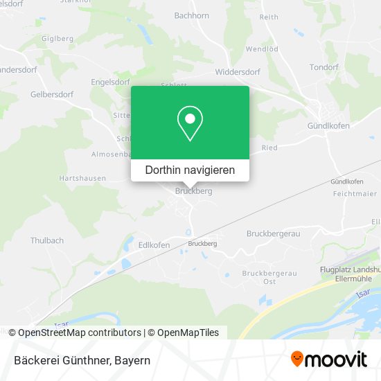 Bäckerei Günthner Karte