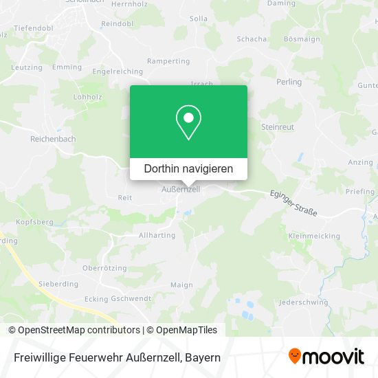 Freiwillige Feuerwehr Außernzell Karte