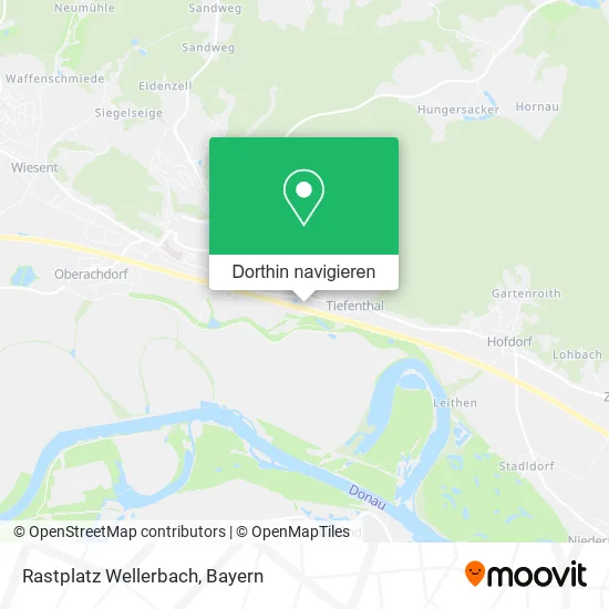 Rastplatz Wellerbach Karte