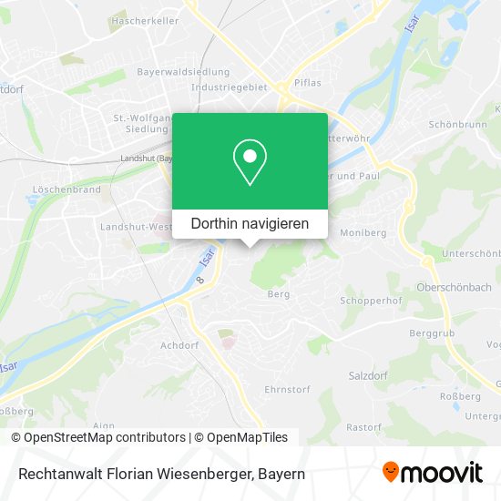 Rechtanwalt Florian Wiesenberger Karte