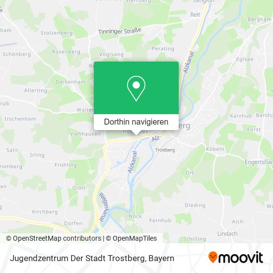 Jugendzentrum Der Stadt Trostberg Karte