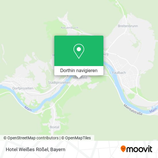 Hotel Weißes Rößel Karte