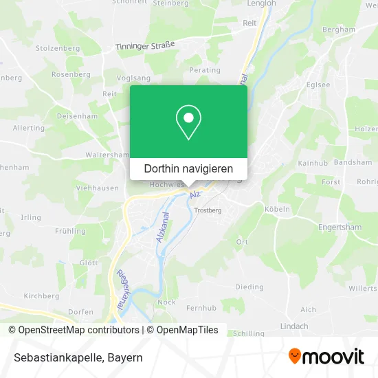 Sebastiankapelle Karte