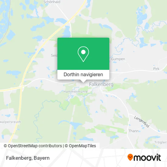 Falkenberg Karte