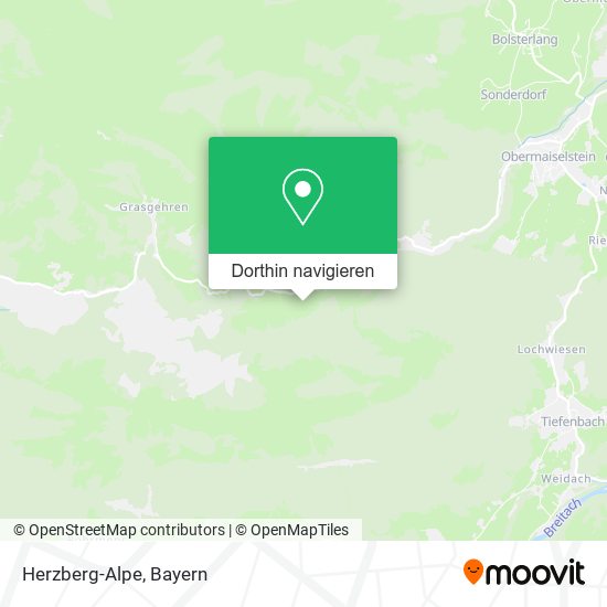 Herzberg-Alpe Karte
