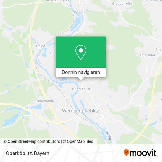 Oberköblitz Karte