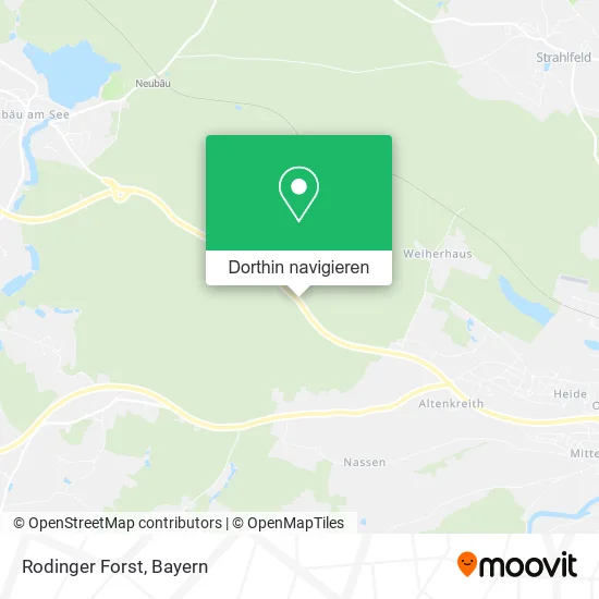 Rodinger Forst Karte