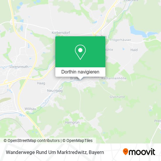 Wanderwege Rund Um Marktredwitz Karte
