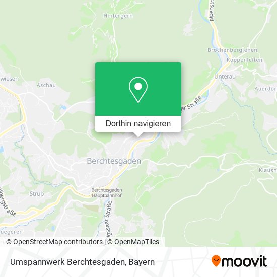 Umspannwerk Berchtesgaden Karte