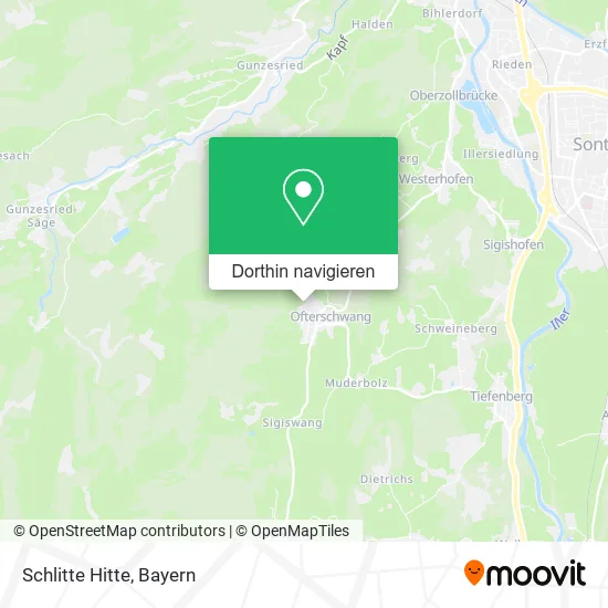 Schlitte Hitte Karte