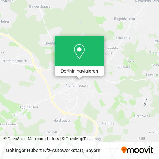 Geltinger Hubert Kfz-Autowerkstatt Karte