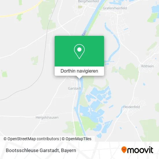 Bootsschleuse Garstadt Karte